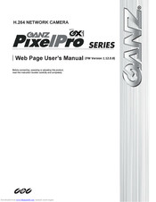 Ganz PixelPro GXi Series User Manual