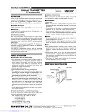 M-system M2EXV Instruction Manual