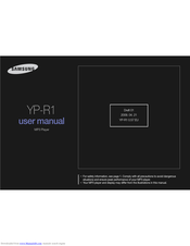 Samsung YP-R1 User Manual