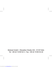 SOUND2GO COSMO User Manual