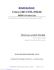 Datalogic HF-CNTL-IND-02 Installation Manual