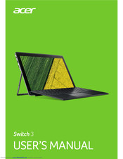 Acer Switch 3 User Manual
