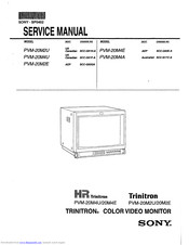 Sony PVM-20M2U Service Manual