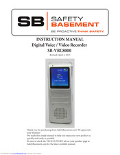 Safety Basement SB-VRC8000 Instruction Manual