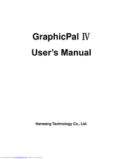 Hanwang Technology GraphicPal ? User Manual
