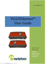 epiphan VGA2Ethernet User Manual