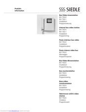 SSS Siedle BVI 750-0 Installation & Programming