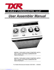 TINGLE X-RAY PRODUCTS TXR-325D User Assembler Manual