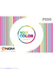 NGM You Color P550 Quick Manual