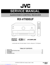 JVC RX-V7000UF Service Manual