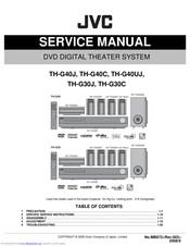 JVC TH-G40UJ Service Manual