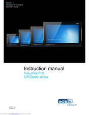 ADS-tec OPC8008 Instruction Manual