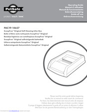 Petsafe ScoopFree PAC19-14657 Operating Manual