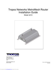 Tropos Networks 4210 Installation Manual