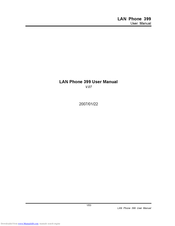 WELLTECH LAN Phone 399 User Manual