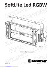 Coemar Softlite LED RGBW Instruction Manual