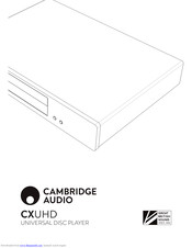 Cambridge Audio CXUHD User Manual