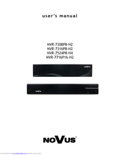 Novus NVR-7308P8-H2 User Manual