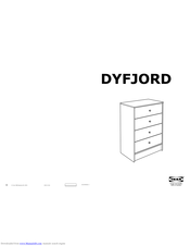 IKEA DYFJORD Assembly Instructions Manual
