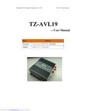 Shenzhen TZONE Digital Technology TZ-AVL19 User Manual