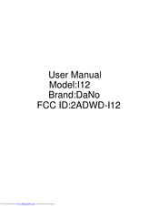 DaNo I12 Usr Manual