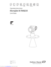 Endress+Hauser Micropilot M FMR244 Operating Instructions Manual