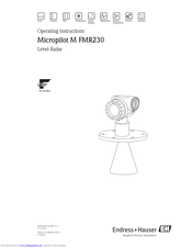 Endress+Hauser Micropilot M FMR230 Operating Instructions Manual