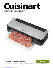 Cuisinart VS-100 Instruction Booklet