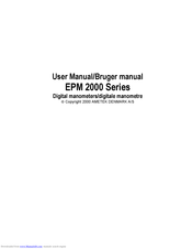 Ametek EPM 2021 User Manual