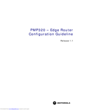 Motorola PMP320 Configuration Manuallines