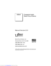 Burst Electronics AS8x8 Manual