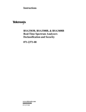 Tektronix RSA3303B Instructions Manual