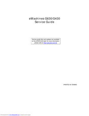Acer G630 Service Manual
