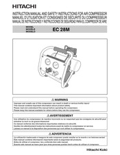 Hitachi EC 28M Safety And Instruction Manual
