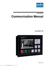 Auto-Maskin DCU 305 R2 Communications Manual
