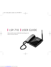 LG LSP710 User Manual