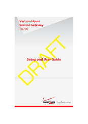 Verizon TG790 Setup And User Manual