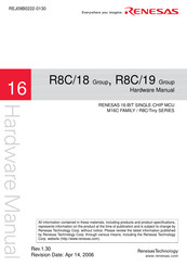 RENESAS R8C series Hardware Manual