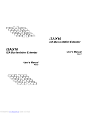 Adex ISAIX16 User Manual