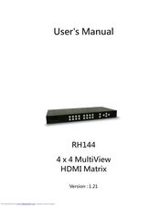 Uniclass RH144 User Manual