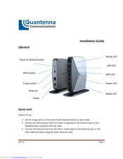 Quantenna QBox610 Installation Manual