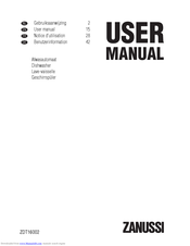 Zanussi ZDT16002 User Manual