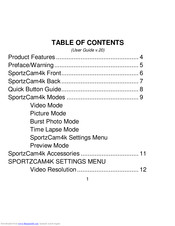SportZTek SportzCam 4K User Manual