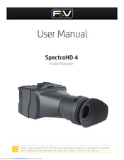 F&V SpectraHD 4 User Manual