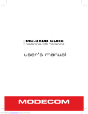 Modecom MC-350B CURE User Manual