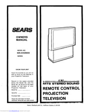 Sears 626.54528690 Series Owner's Manual