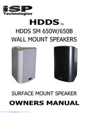 iSP Technologies HDDS SM 650B Owner's Manual