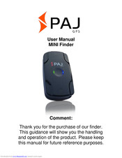 PAJ GPS Mini Finder User Manual