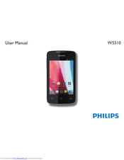 Philips W5510 User Manual