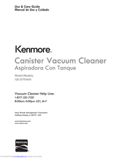 Kenmore 125.10701610 Use And Care Manual
